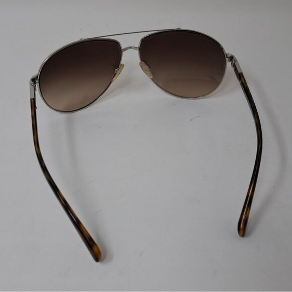 Prada Sunglasses Aviator Silver Brown Tinted Metal SPR670 1BC-6S1 63-13-135 - Picture 7 of 15